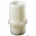 Dixon Tuff-Lite Insert, 1 in Nominal, Hose Shank x MNPT End Style, Nylon TN88